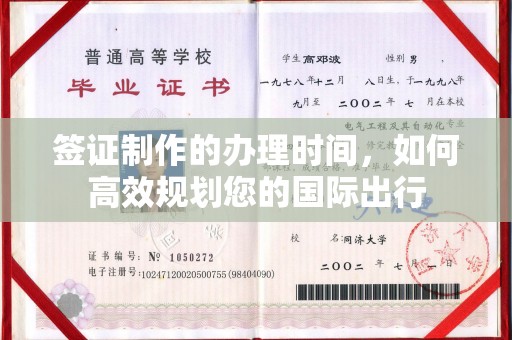 上思签证制作的办理时间，如何高效规划您的国际出行
